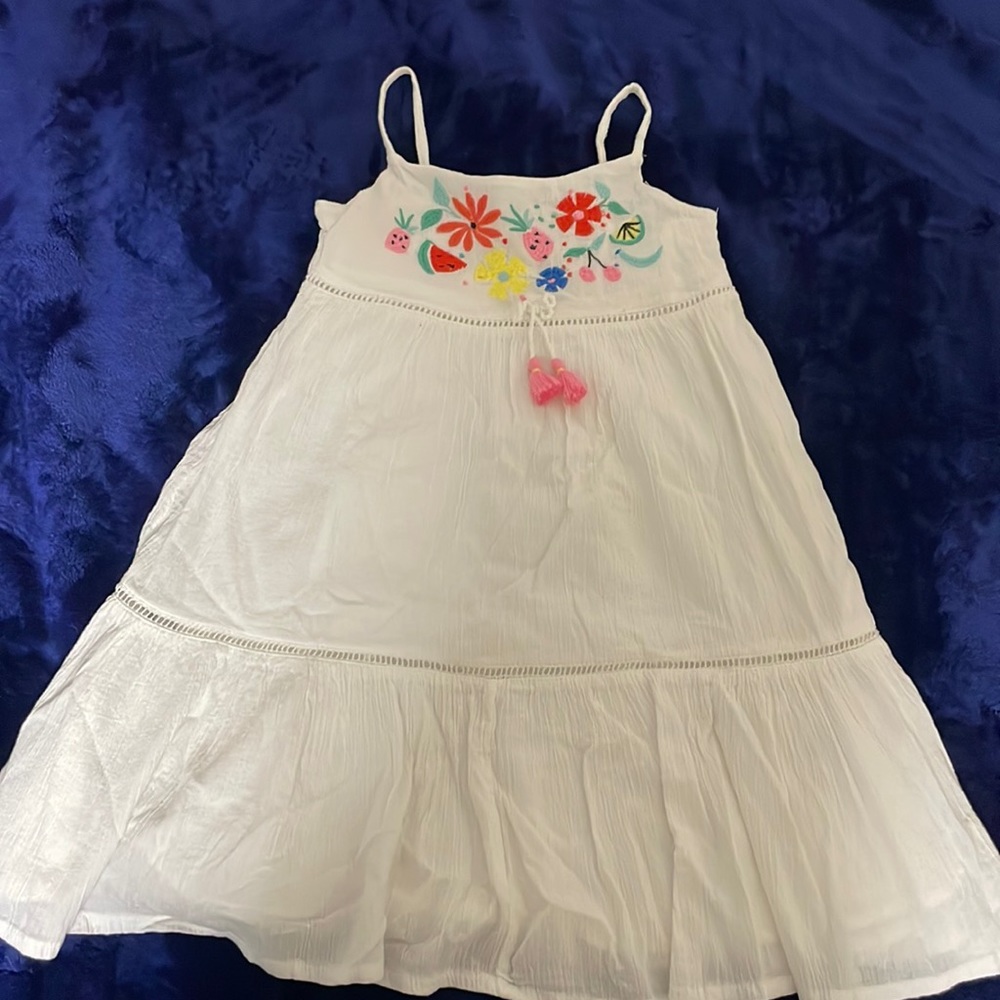 H&M toddler girls white dress size 3-4